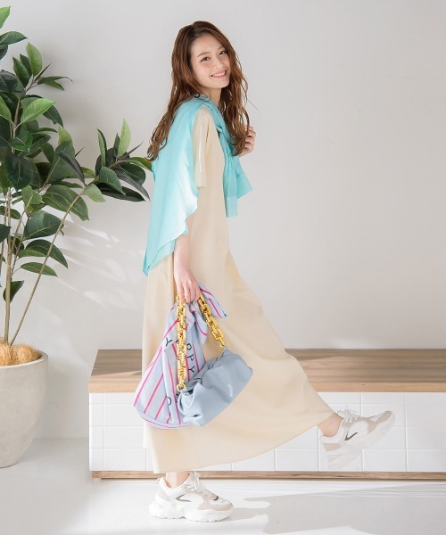 セール リネンライクvネックワンピース 洗濯機で洗える ワンピース Vicky ビッキー のファッション通販 Zozotown