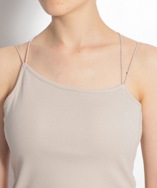 niko and...（ニコアンド）の「カップ付きアシメリブキャミソール（キャミソール・レディース・ライトグレー/モカ/ブラック・SMALL/MEDIUM）」の19枚目の写真