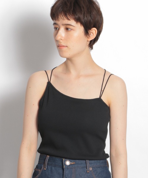 niko and...（ニコアンド）の「カップ付きアシメリブキャミソール（キャミソール・レディース・ライトグレー/モカ/ブラック・SMALL/MEDIUM）」の21枚目の写真