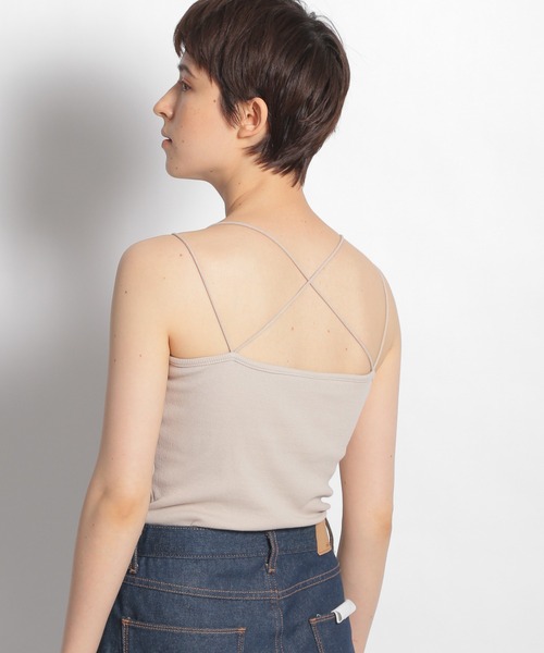 niko and...（ニコアンド）の「カップ付きアシメリブキャミソール（キャミソール・レディース・ライトグレー/モカ/ブラック・SMALL/MEDIUM）」の22枚目の写真