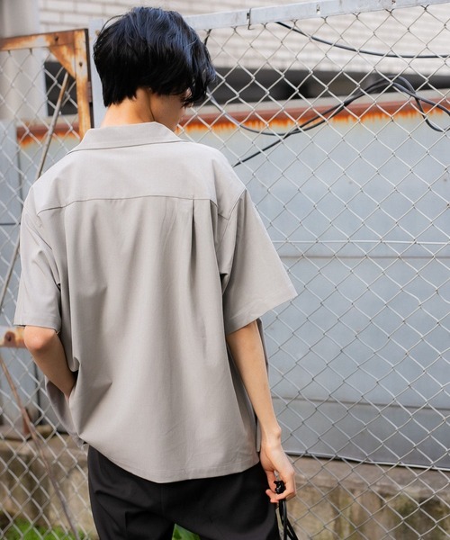 PBLIM（ページボーイリム）の「【PAGEBOYLIM】ワークシャツ（シャツ/ブラウス・レディース・ライトグレー/ブラック・MEDIUM/LARGE）」の14枚目の写真