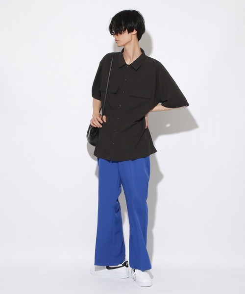 PBLIM（ページボーイリム）の「【PAGEBOYLIM】ワークシャツ（シャツ/ブラウス・レディース・ライトグレー/ブラック・MEDIUM/LARGE）」の20枚目の写真