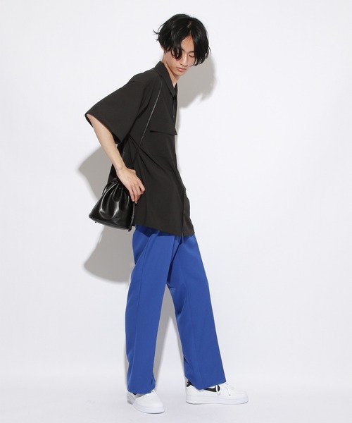 PBLIM（ページボーイリム）の「【PAGEBOYLIM】ワークシャツ（シャツ/ブラウス・レディース・ライトグレー/ブラック・MEDIUM/LARGE）」の22枚目の写真