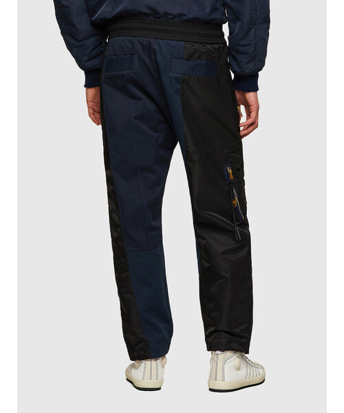 DIESEL（ディーゼル）の「メンズ イージーパンツ ミックスファブリック パッチワーク（その他パンツ・メンズ・ダークグレー/ダークブルー・SMALL/MEDIUM/X-LARGE/LARGE）」の20枚目の写真