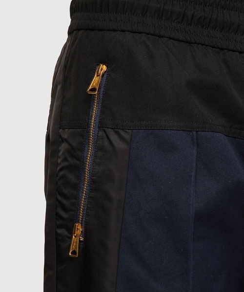 DIESEL（ディーゼル）の「メンズ イージーパンツ ミックスファブリック パッチワーク（その他パンツ・メンズ・ダークグレー/ダークブルー・SMALL/MEDIUM/X-LARGE/LARGE）」の4枚目の写真