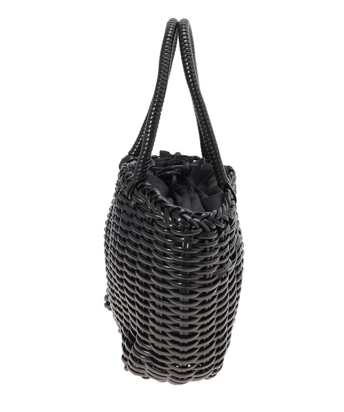 fifth（フィフス）の「ビニールミニバスケットバッグ（ハンドバッグ・レディース・クリア/ブラック・FREE）」の4枚目の写真