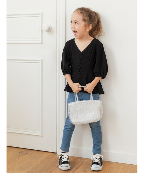 fifth（フィフス）の「ビニールミニバスケットバッグ（ハンドバッグ・レディース・クリア/ブラック・FREE）」の17枚目の写真