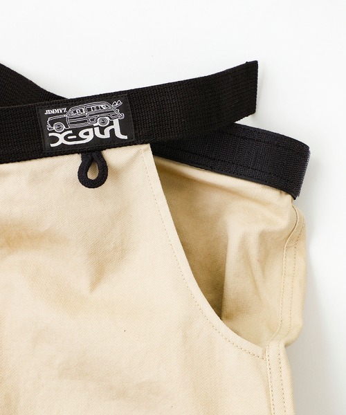 X-girl（エックスガール）の「X-girl × JIMMY'Z EASY HALF PANTS（その他パンツ・レディース・ベージュ/グリーン/ブラック/マルチ・S/M）」の12枚目の写真
