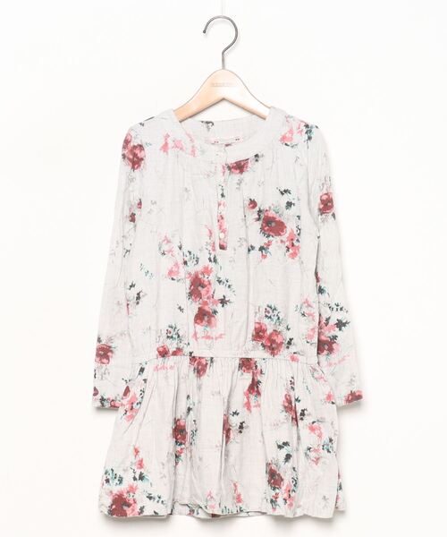 セール ブランド古着 Kids 花柄長袖ワンピース ワンピース Bonpoint ボンポワン のファッション通販 Zozoused
