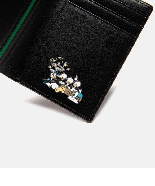 コラボ 二つ折り 名刺 ディズニー ケース コラボ 名刺 セール ドナルド 財布 ケース ダック No4115 名刺入れ Metrocity メトロシティ のファッション