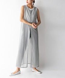 MILLION CARATS | 【STYLE４】前後2WAYメッシュシア―ロングカーデ(ワンピース)