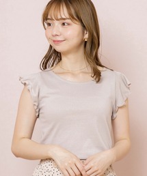 flower | バタフライフレンチトップ(Tシャツ/カットソー)