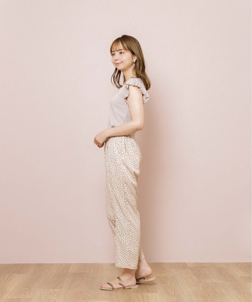 flower（フラワー）の「バタフライフレンチトップ（Tシャツ/カットソー・レディース・ホワイト/ベージュ・FREE）」の7枚目の写真