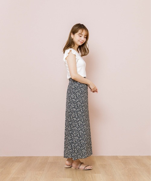 flower（フラワー）の「バタフライフレンチトップ（Tシャツ/カットソー・レディース・ホワイト/ベージュ・FREE）」の10枚目の写真