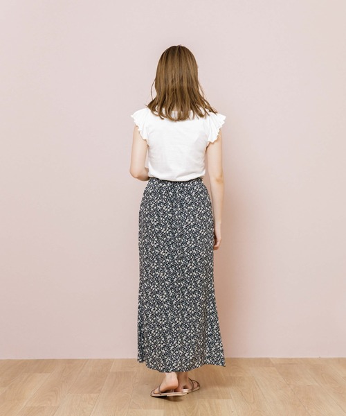 flower（フラワー）の「バタフライフレンチトップ（Tシャツ/カットソー・レディース・ホワイト/ベージュ・FREE）」の11枚目の写真