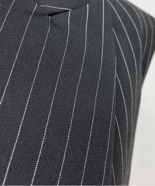 HERENCIA（ヘレンチア）の「ピンストライプダブルベスト（ベスト・レディース・ブラック系その他・M）」の12枚目の写真