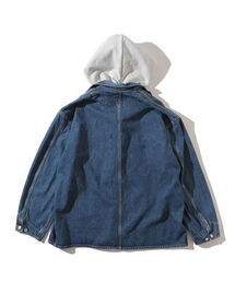 新品 orSlow BEAMS 別注 スウェット フーディ デニム ジャケット orSlow（オアスロウ）の「orSlow × BEAMS / 別注 Sweat Hoody