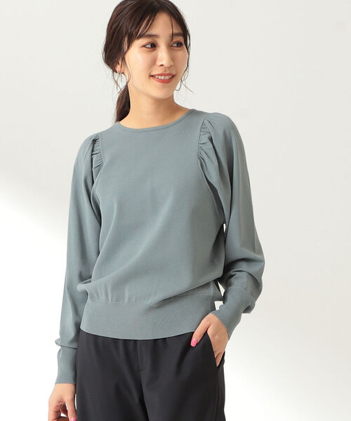 Demi-Luxe BEAMS / ギャザースリーブ コットンプルオーバー Demi-Luxe BEAMS（デミルクス ビームス）の「Demi-Luxe BEAMS