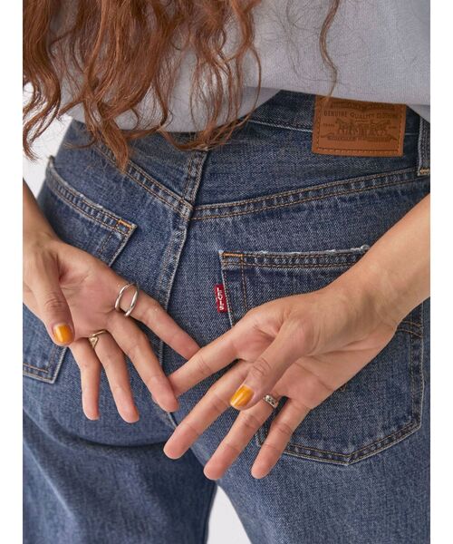 Levi's（リーバイス）の「【10周年限定】Levi's別注 セルフカットストレートデニム（デニムパンツ・レディース・ブルー・24inch/25inch/26inch）」の8枚目の写真