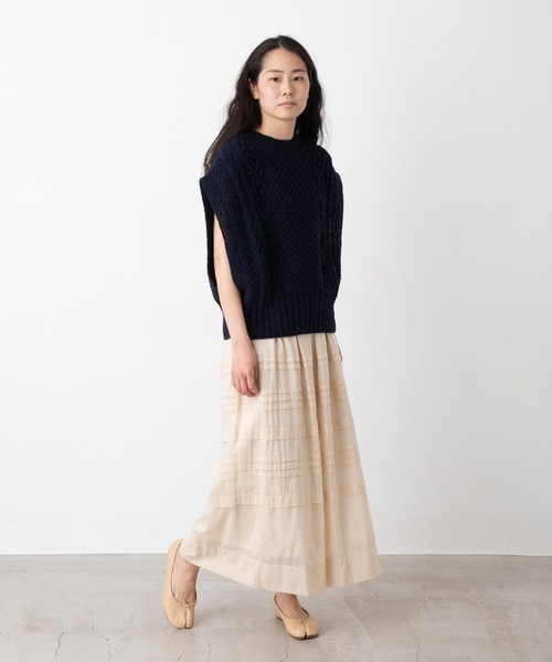 Heriter（エリテ）の「コットンシルクスカート（スカート）」 - WEAR