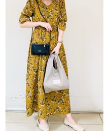 Samantha Thavasa Petit Choice | シンプルレザーウォレットショルダー エコバッグ付き(ハンドバッグ)