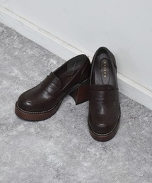 ems excite | ウッドヒールローファー(ローファー)