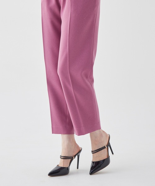 BE RADIANCE（ビーラディエンス）の「ベルト付タックパンツ（その他パンツ・レディース・グレー/ピンク/ブラウン/ブルー・FREE）」の7枚目の写真