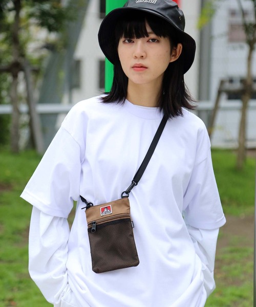 BEN DAVIS（ベンデイビス）の「【BEN DAVIS／ベンデイビス】メッシュミニバッグ BDW-8156 ミニショルダーポーチ（ショルダーバッグ・メンズ・ブラック/ベージュ/ブラウン/グレー・FREE）」の14枚目の写真