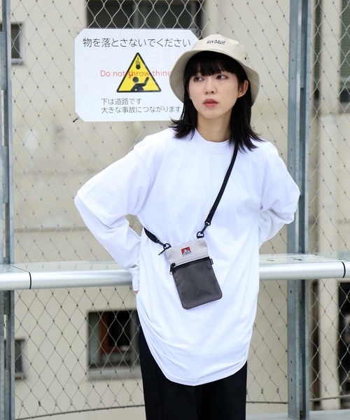 BEN DAVIS（ベンデイビス）の「【BEN DAVIS／ベンデイビス】メッシュミニバッグ BDW-8156 ミニショルダーポーチ（ショルダーバッグ・メンズ・ブラック/ベージュ/ブラウン/グレー・FREE）」の22枚目の写真