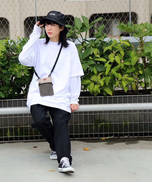 BEN DAVIS（ベンデイビス）の「【BEN DAVIS／ベンデイビス】メッシュミニバッグ BDW-8156 ミニショルダーポーチ（ショルダーバッグ・メンズ・ブラック/ベージュ/ブラウン/グレー・FREE）」の9枚目の写真