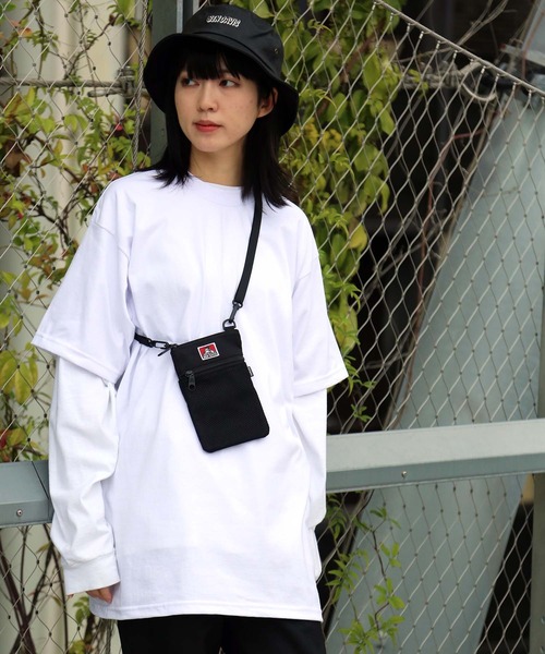 BEN DAVIS（ベンデイビス）の「【BEN DAVIS／ベンデイビス】メッシュミニバッグ BDW-8156 ミニショルダーポーチ（ショルダーバッグ・メンズ・ブラック/ベージュ/ブラウン/グレー・FREE）」の8枚目の写真