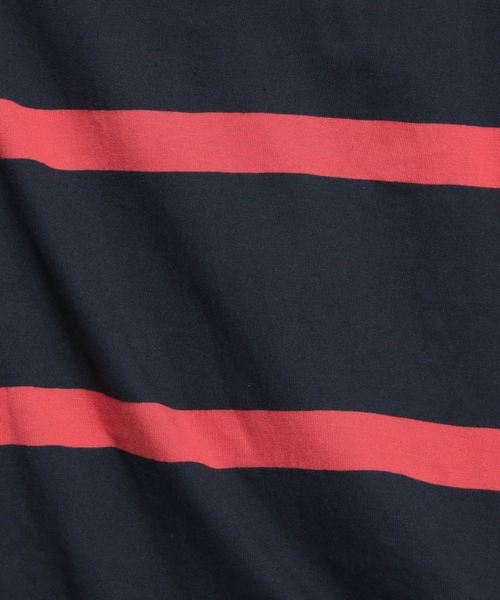 niko and...（ニコアンド）の「[DIRECTION LINE]ボーダービッグロンT（Tシャツ/カットソー・レディース・グリーン/レッド・FREE）」の14枚目の写真