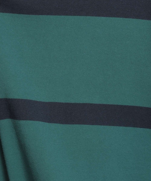 niko and...（ニコアンド）の「[DIRECTION LINE]ボーダービッグロンT（Tシャツ/カットソー・レディース・グリーン/レッド・FREE）」の7枚目の写真