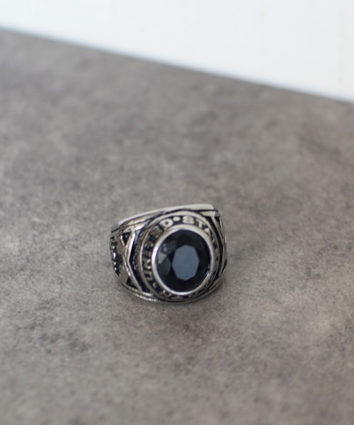 dictionary(ディクショナリー)の「【dictionary】ストーン カレッジ リング(リング・メンズ・ブラック/ブルー・17/19/21)」の5枚目の写真