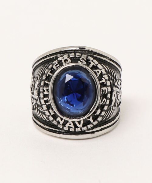 dictionary(ディクショナリー)の「【dictionary】ストーン カレッジ リング(リング・メンズ・ブラック/ブルー・17/19/21)」の6枚目の写真