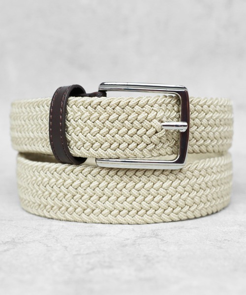 ８(eight)（エイト）の「無地メッシュベルト（ベルト・メンズ・ブラック/カーキ/グレー系その他/ベージュ/ダークグレー/ネイビー/アイボリー/グレー系その他2/ベージュ系その他/ブラック系その他/ネイビー系・FREE）」の7枚目の写真