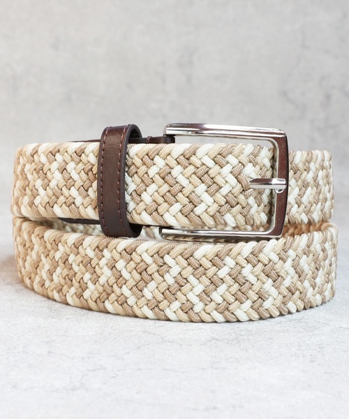 ８(eight)（エイト）の「無地メッシュベルト（ベルト・メンズ・ブラック/カーキ/グレー系その他/ベージュ/ダークグレー/ネイビー/アイボリー/グレー系その他2/ベージュ系その他/ブラック系その他/ネイビー系・FREE）」の8枚目の写真