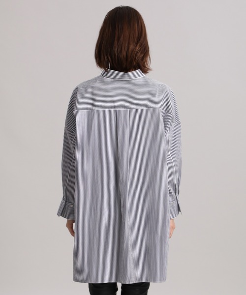Luftrobe(ルフトローブ)の「《Luftrobe》マルチWAYロングシャツ(シャツ/ブラウス・レディース・ネイビー・9号)」の10枚目の写真