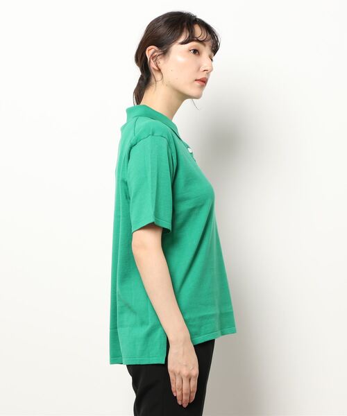 100/2FINX ニットポロプルオーバー