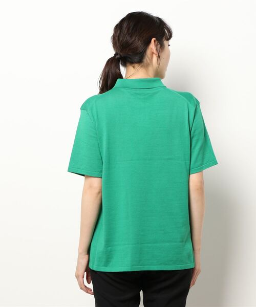 100/2FINX ニットポロプルオーバー