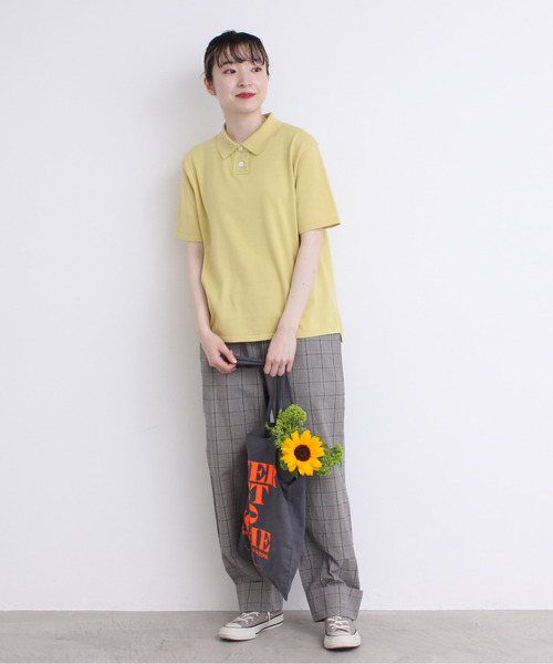 100/2FINX ニットポロプルオーバー