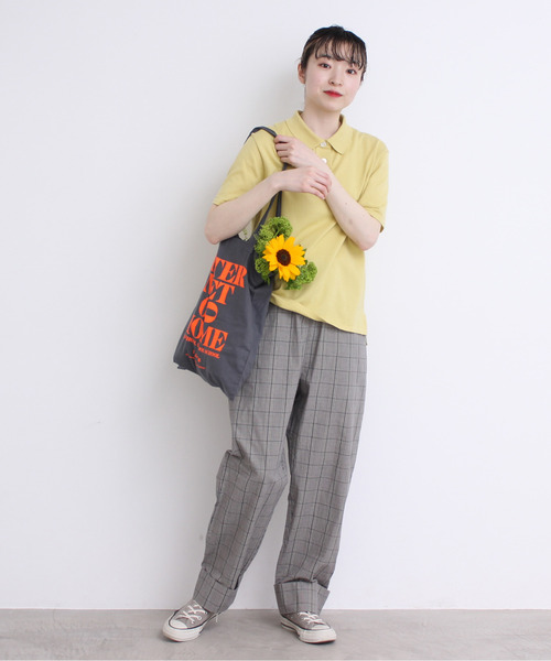 100/2FINX ニットポロプルオーバー