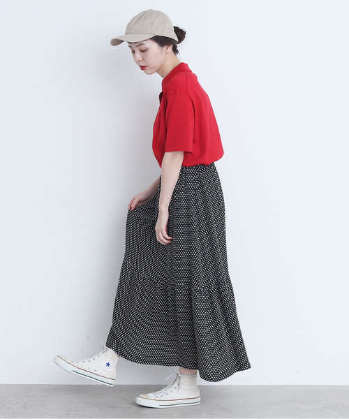 100/2FINX ニットポロプルオーバー