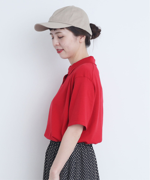 100/2FINX ニットポロプルオーバー