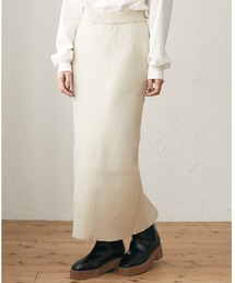 Green　Parks | 【WEB限定】<軽量・ウォッシャブル>ニットスカート＊(スカート)