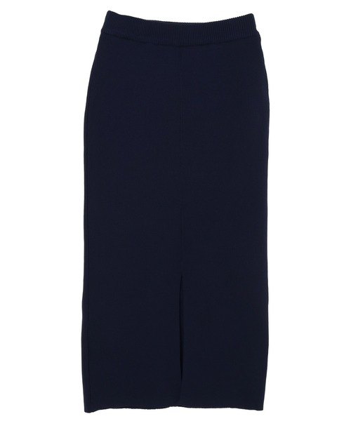 Green　Parks（グリーンパークス）の「<軽量・ウォッシャブル>ニットスカート＊（スカート・レディース・ベージュ/ネイビー・FREE）」の6枚目の写真