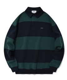 COVERNAT | 【COVERNAT】RUGBY CREWNECK / カバーナット ラグビー ボーダー ポロ スウェットシャツ(スウェット)