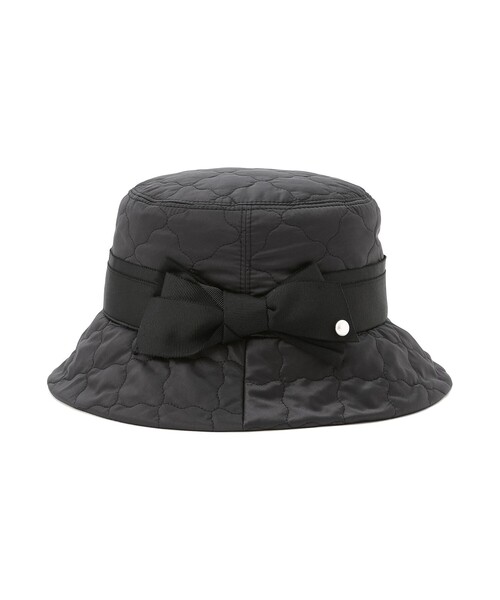 TO BE CHIC（トゥー ビー シック）の「キルトバケットハット（ハット・レディース・ブラック・FREE）」の5枚目の写真