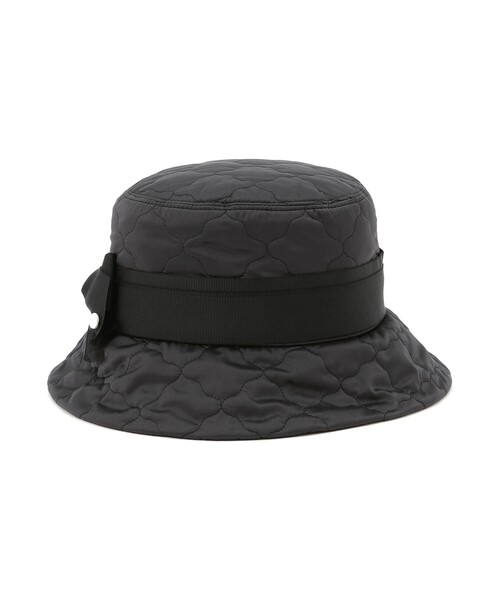 TO BE CHIC（トゥー ビー シック）の「キルトバケットハット（ハット・レディース・ブラック・FREE）」の7枚目の写真