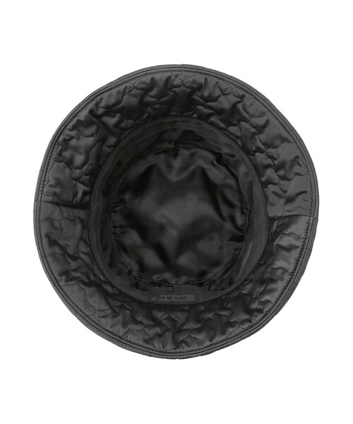 TO BE CHIC（トゥー ビー シック）の「キルトバケットハット（ハット・レディース・ブラック・FREE）」の8枚目の写真